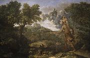 Paysage avec Orion aveugle cherchant le soleil Nicolas Poussin